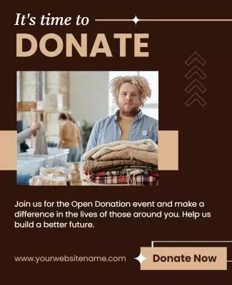 online donation flyer maker